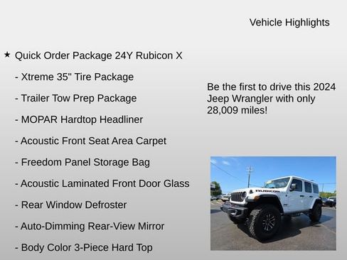 Used 2024 Jeep Wrangler Unlimited Rubicon AWD/4WD image 7