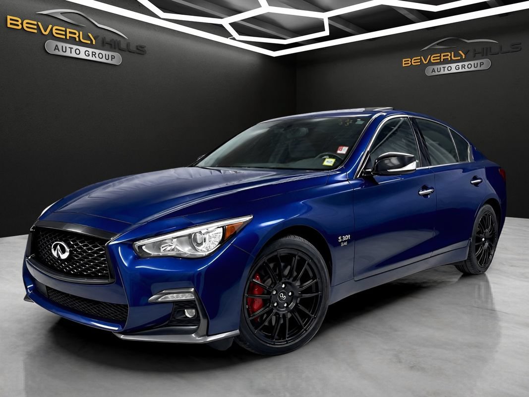 Used 2019 INFINITI Q50 Red Sport 400 AWD/4WD image 1