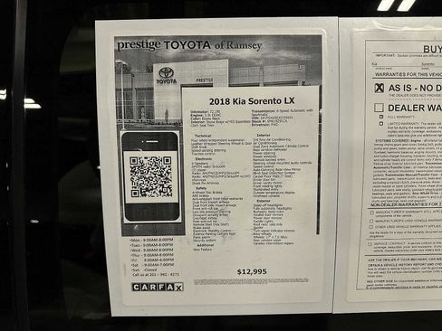 Used 2018 Kia Sorento LX w/ LX V6 Convenience Package image 13