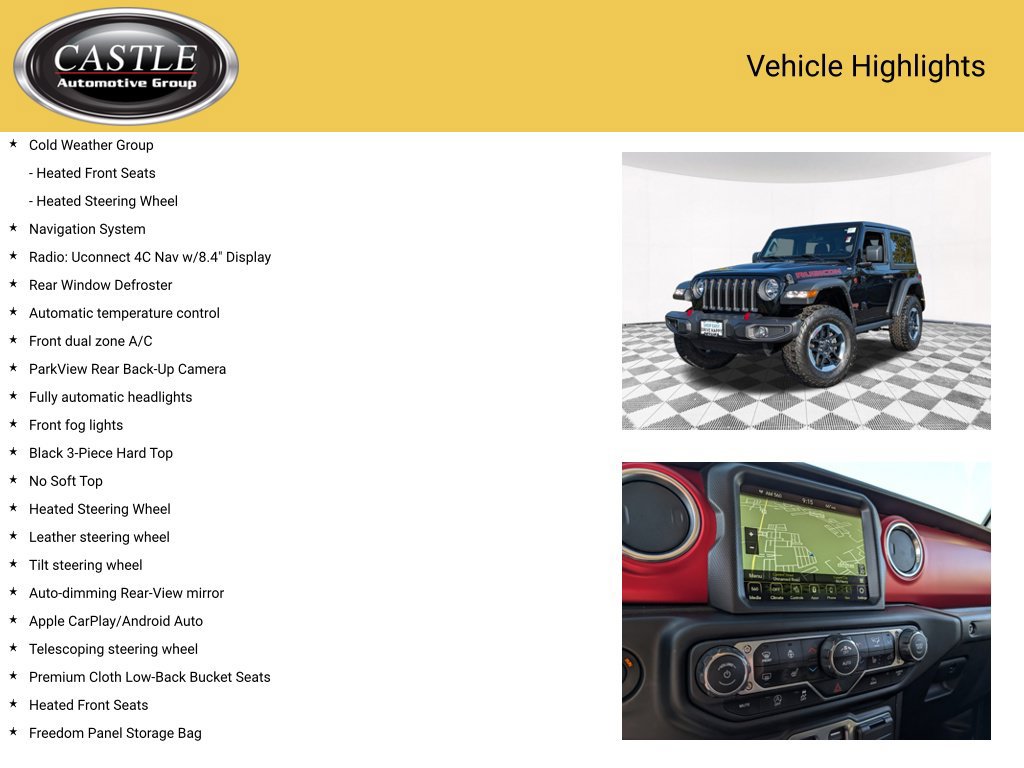 Used 2022 Jeep Wrangler Rubicon w/ Cold Weather Group AWD/4WD image 4