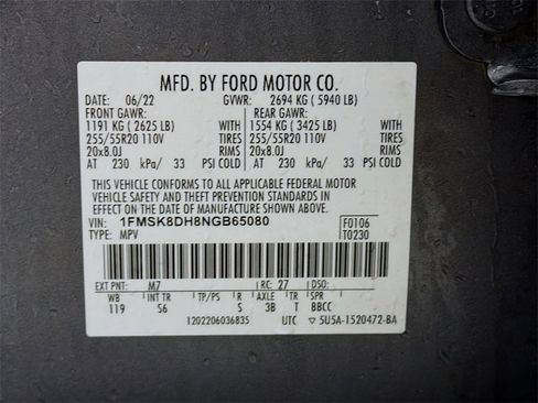 Used 2022 Ford Explorer XLT w/ Equipment Group 202A image 35