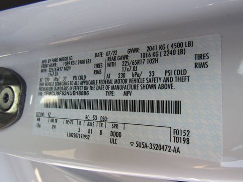 Used 2022 Ford Escape S AWD/4WD image 19