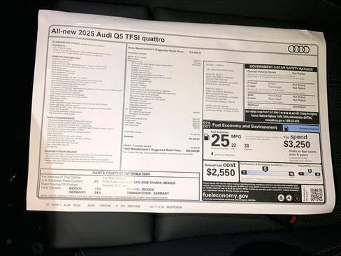 New 2025 Audi Q5 Prestige image 12