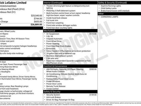 Used 1997 Buick Le Sabre Limited image 5