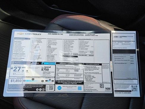 New 2026 Chevrolet Equinox RS w/ Convenience Package III FWD image 18