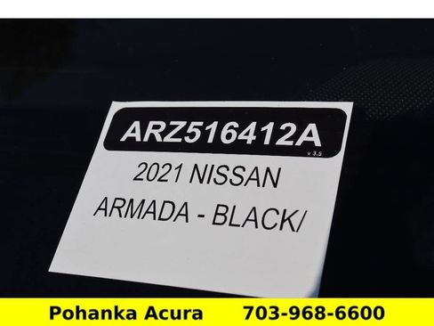 Used 2021 Nissan Armada Platinum w/ Captain's Chairs Package image 35