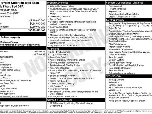 Used 2025 Chevrolet Colorado Trail Boss AWD/4WD image 9