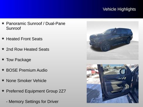 Used 2021 Chevrolet Tahoe Z71 w/ Z71 Off-Road Package image 8