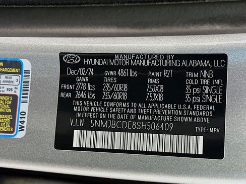 Used 2025 Hyundai Tucson SEL AWD/4WD image 12