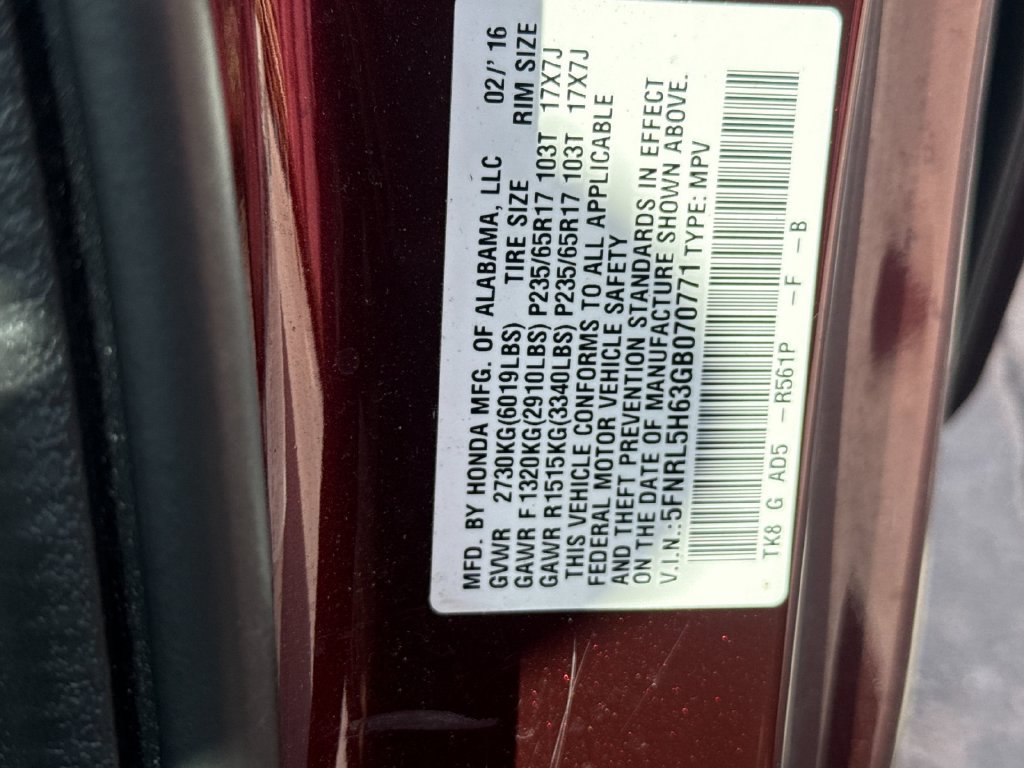 Used 2016 Honda Odyssey EX-L image 31