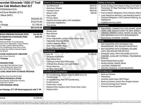 Used 2022 Chevrolet Silverado 1500 LT Trail Boss w/ LT Trail Boss Premium Package image 3