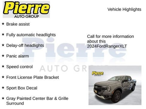 Certified 2024 Ford Ranger XLT w/ Equipment Group 301A High AWD/4WD image 22