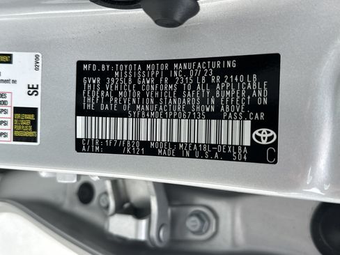 Certified 2023 Toyota Corolla LE FWD image 35