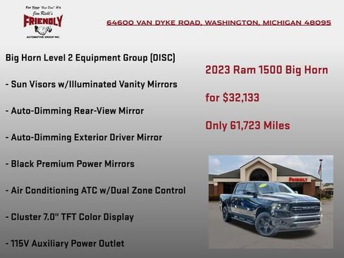 Used 2023 RAM 1500 Big Horn AWD/4WD image 10