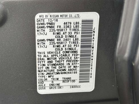 Used 2017 Nissan Rogue S image 26