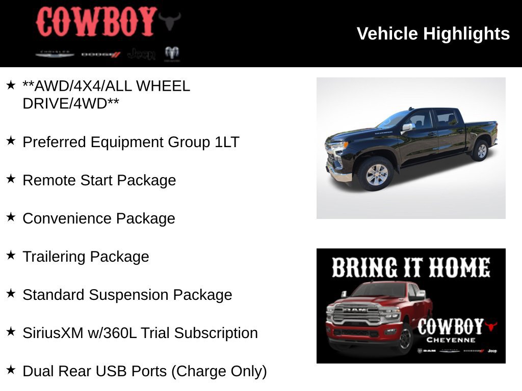 Used 2025 Chevrolet Silverado 1500 LT AWD/4WD image 2