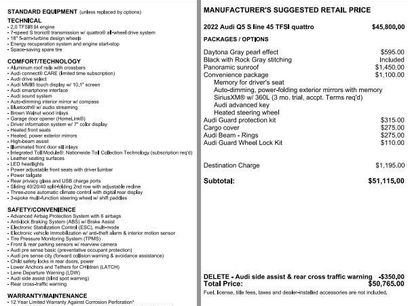 Certified 2022 Audi Q5 2.0T Premium w/ Convenience Package