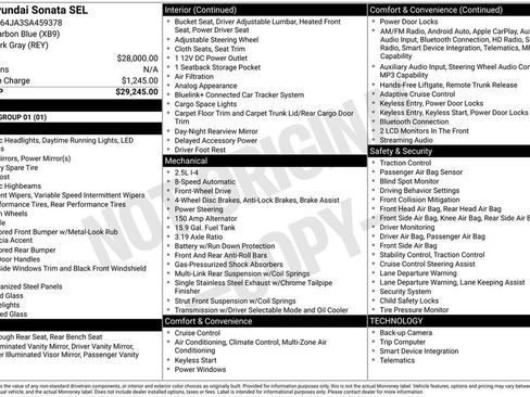 Used 2025 Hyundai Sonata SEL FWD image 17