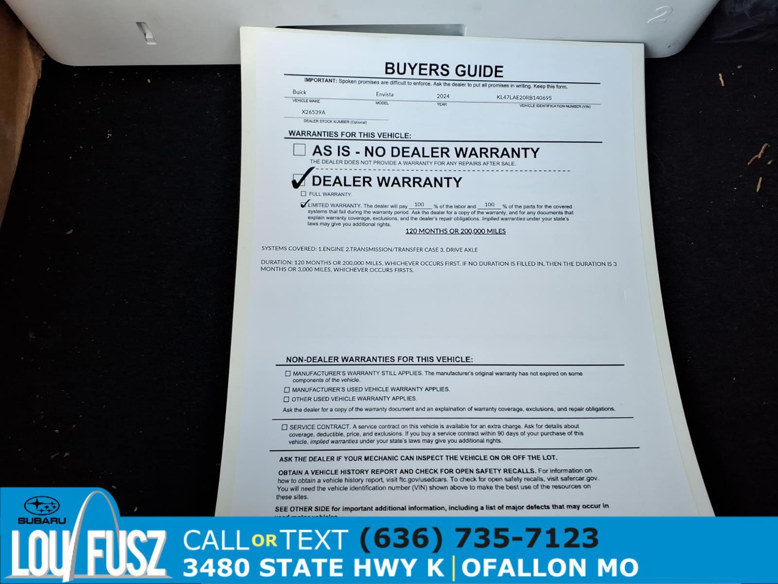 Used 2024 Buick Envista Preferred w/ Convenience I Package FWD image 35