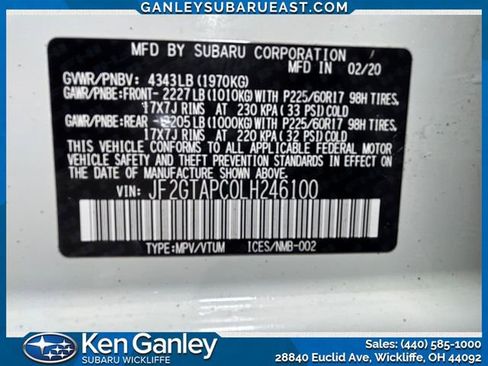 Used 2020 Subaru Crosstrek 2.0i Premium image 27