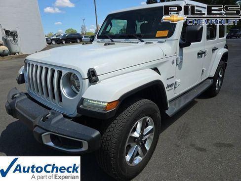 Used 2021 Jeep Wrangler Unlimited Sahara image 1