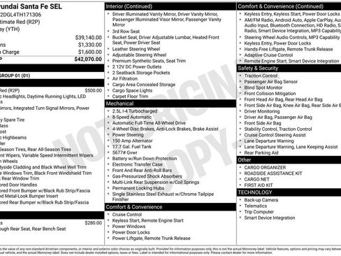 New 2026 Hyundai Santa Fe SEL image 16