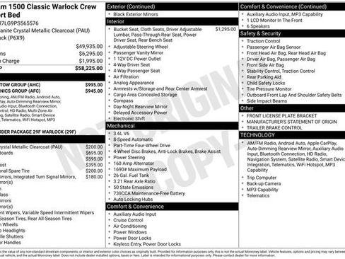 Used 2023 RAM 1500 Classic Warlock w/ Trailer Tow Group image 28
