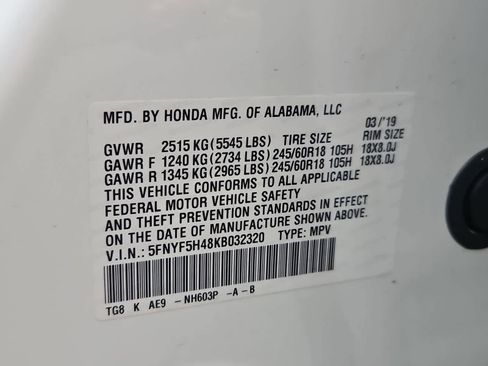 Used 2019 Honda Pilot EX-L image 37