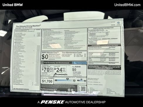 New 2026 BMW 750e xDrive w/ Premium Package image 23