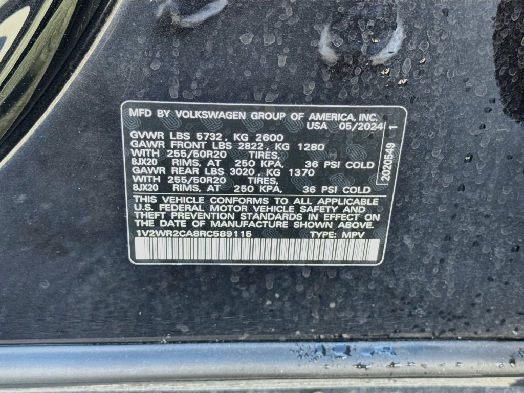 Used 2024 Volkswagen Atlas SE FWD image 25