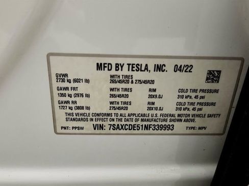 Used 2022 Tesla Model X AWD/4WD image 24