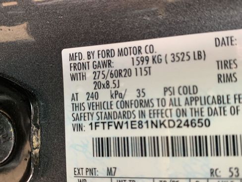 Used 2022 Ford F150 Lariat w/ Equipment Group 502A High image 24