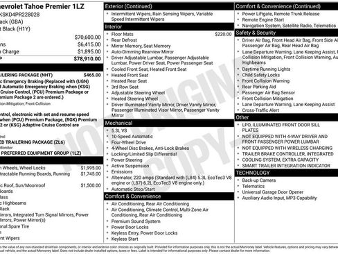 Certified 2023 Chevrolet Tahoe Premier w/ Max Trailering Package image 3