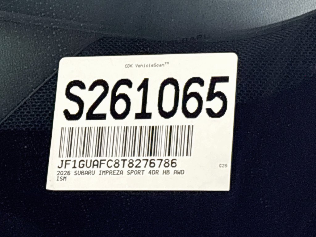 New 2026 Subaru Impreza 2.0i Sport AWD/4WD image 25