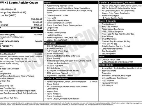 Used 2023 BMW X4 M40i w/ Premium Package image 30