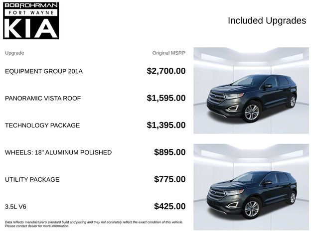 Used 2015 Ford Edge SEL w/ Equipment Group 201A FWD image 4