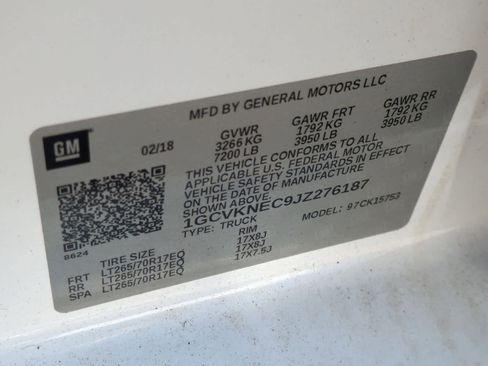 Used 2018 Chevrolet Silverado 1500 W/T w/ Trailering Package AWD/4WD image 35