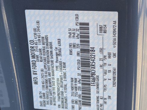 Certified 2024 Ford Mustang GT Premium image 31