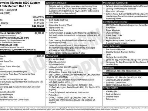 Used 2018 Chevrolet Silverado 1500 Custom w/ Custom Value Package image 4