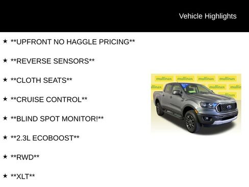 Certified 2023 Ford Ranger XLT w/ Equipment Group 301A Mid image 12