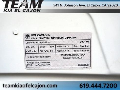 Used 2021 Volkswagen Tiguan SE FWD image 35