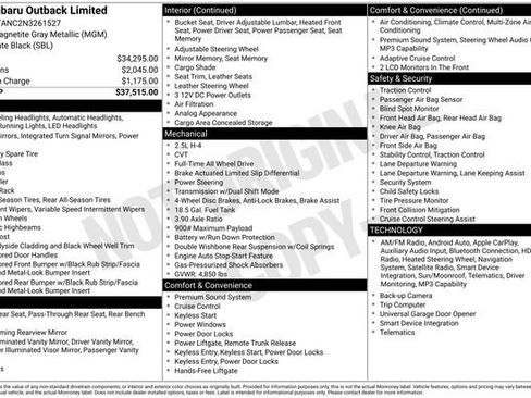 Used 2022 Subaru Outback Limited image 4