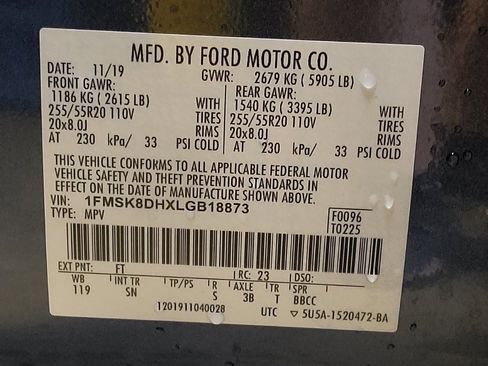 Used 2020 Ford Explorer XLT w/ Equipment Group 202A AWD/4WD image 33