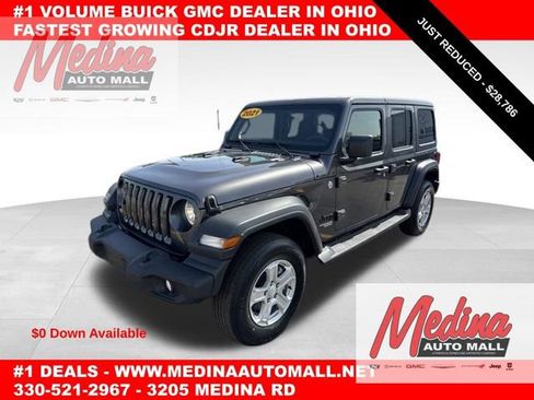 Used 2021 Jeep Wrangler Unlimited Sport AWD/4WD image 1