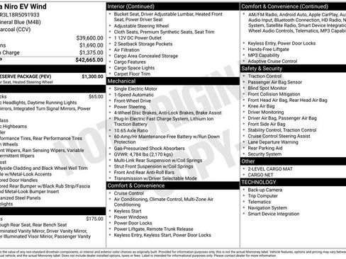 Used 2024 Kia Niro Wind w/ Wind Preserve Package FWD image 17