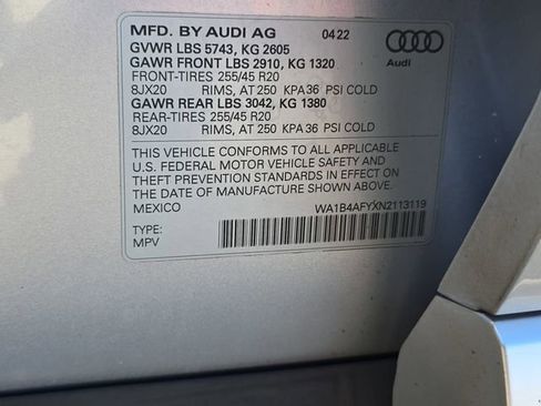 Used 2022 Audi SQ5 Premium Plus w/ Premium Plus Package image 39