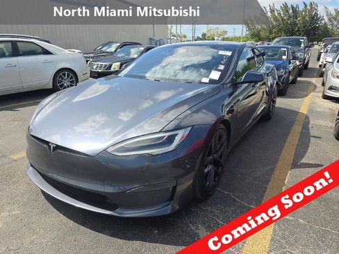 Used 2021 Tesla Model S Plaid AWD/4WD image 1
