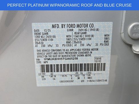 Used 2026 Ford Explorer Platinum AWD/4WD image 28