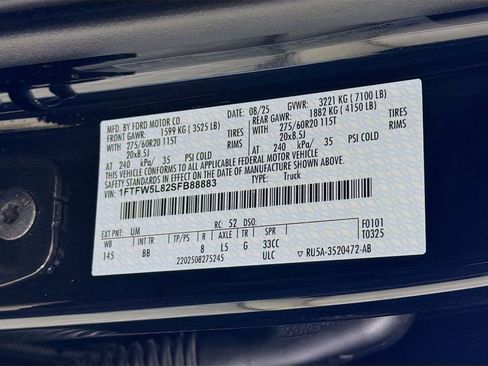 New 2025 Ford F150 Lariat w/ Equipment Group 502A High image 34