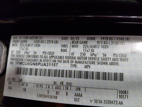 Used 2023 Ford Escape Active w/ Cold Weather Package FWD image 24